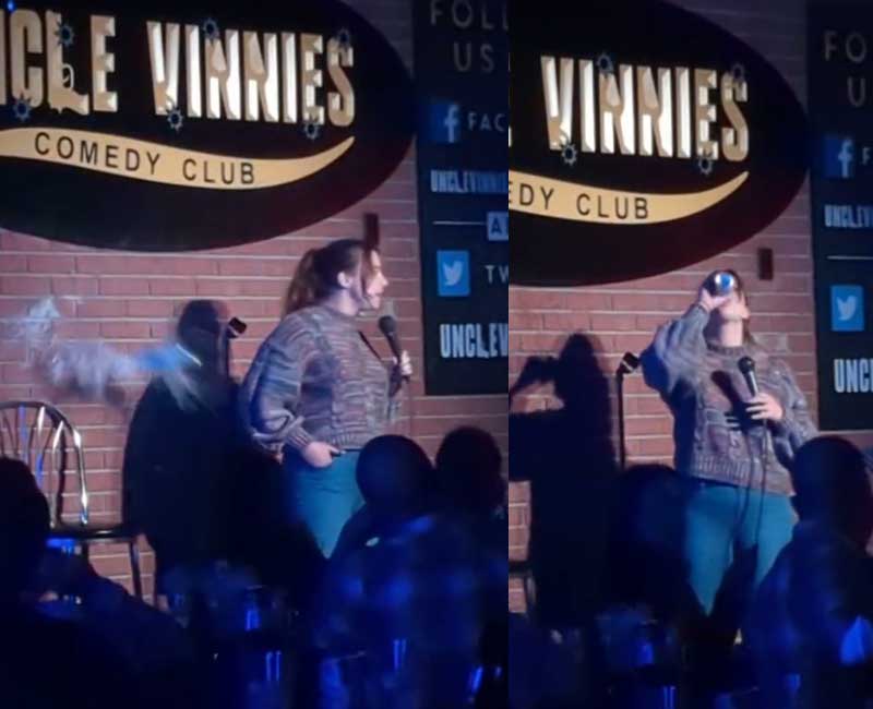Comedian who had beer can thrown at her at the Jersey Shore declines filing charges