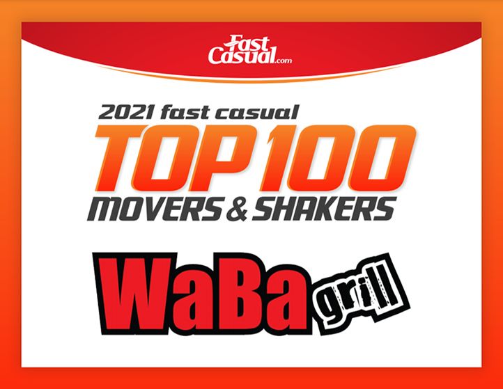 WaBa Grill Named to Fast Casual's Top 100 Movers & Shakers