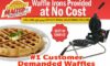 Waffle irons provided at no cost with golden malted – america’s #1 demanded waffle