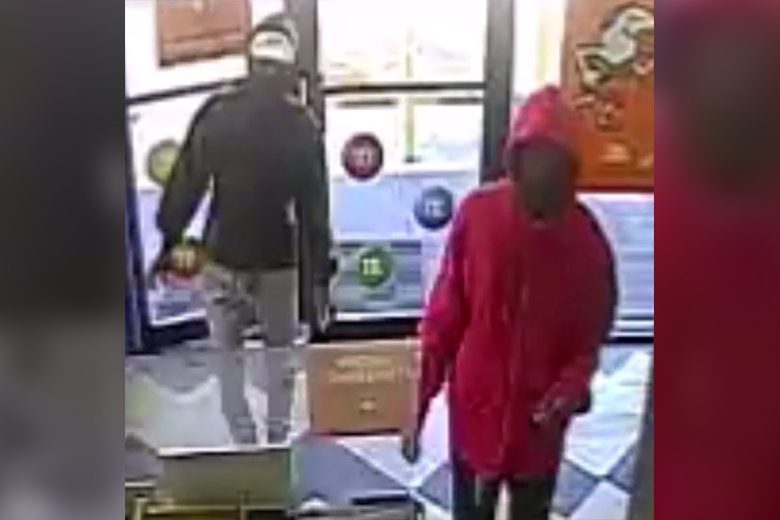Armed gunmen wanted for the robbery of Philadelphia Little Caesars Pizzeria