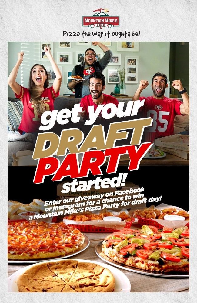 Win a Mountain Mike's Pizza Draft Party!