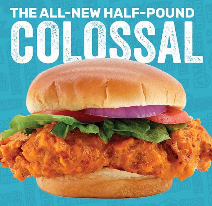 Wing Zone Enters Chicken Sandwich War with New Colossal Chicken Sandwich