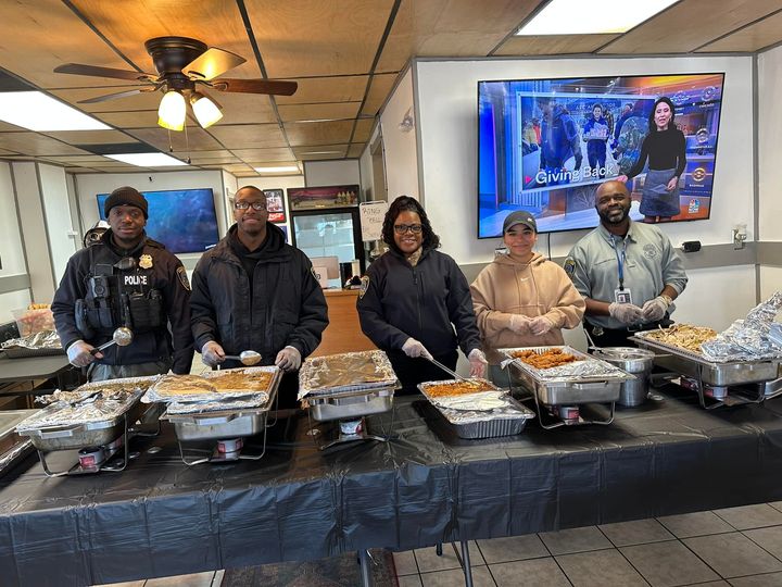The Cambridge Police Department would like to thank everyone who came out to our Thanksgiving Dinner today - Cambridge PD, Facebook