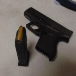 On November 22, 2022 at approximately10:45PM Oneida County Dispatch sent Utica Police Patrol units to the area of Oneida Square for an argument during which the caller, stated that a male had just threatened her with a handgun and then placed the handgun into a bookbag.