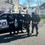 A Shirley woman has a lot to be thankful for this Thanksgiving week with the birth of her son, Owen, who arrived in dramatic fashion with the help of SCPD officers on Saturday.