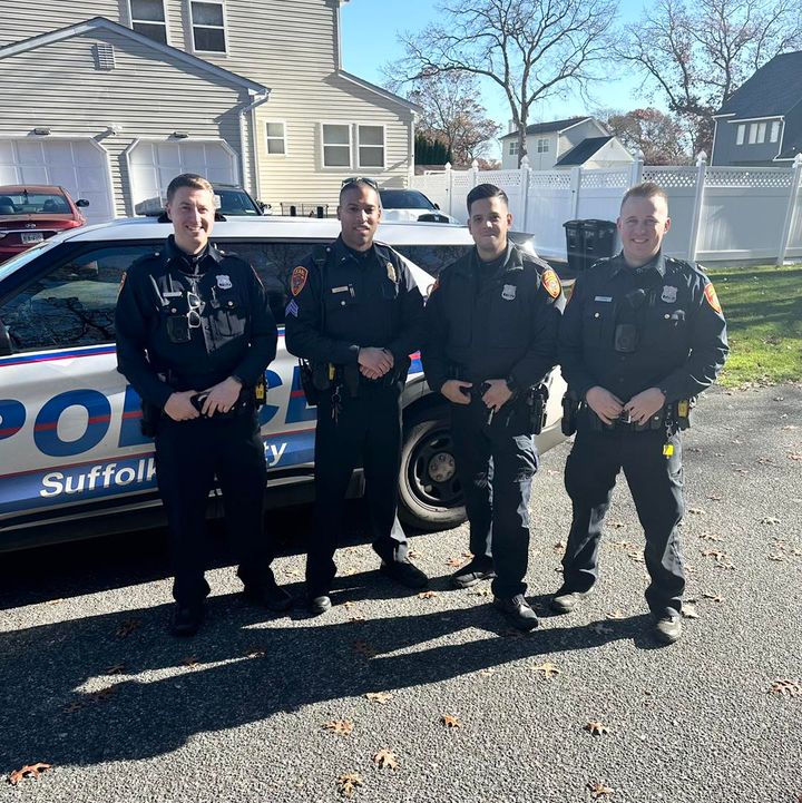 A Shirley woman has a lot to be thankful for this Thanksgiving week with the birth of her son, Owen, who arrived in dramatic fashion with the help of SCPD officers on Saturday.