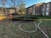 Fire at the playground in the 6200 block of springhill dr.