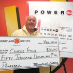 Charlie Ayoub is a Powerball fan who plays the game two to three times a week. His loyalty and persistence paid off on Nov. 5, when the Montgomery County resident won $50,000 with a $2 quick-pick ticket.