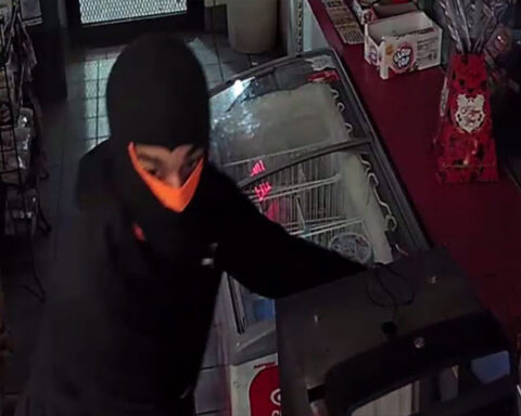 A suspect who broke into a gas station convenience store at 6200 North Broad Street ripped the ATM machine from the wall of the business and fled the scene with it.