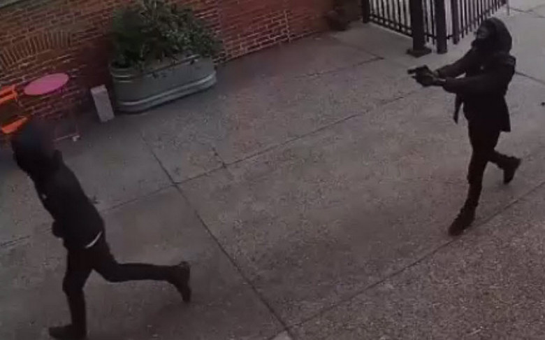 On Monday November 14, 2022, at 7:30 am, the victim, a 32-year-old male, was on the 16xx block of N Hancock Street moving boxes from his office to his vehicle when he was approached by two unknown suspects armed with handguns who ordered the victim to lay on the ground and cover his face.