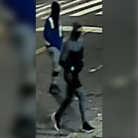 Police in philadelphia are searching for two armed men who robbed and carjacked a 65-year-old man at gunpoint while he was pumping gas at a northwest philadelphia gas station last thursday.