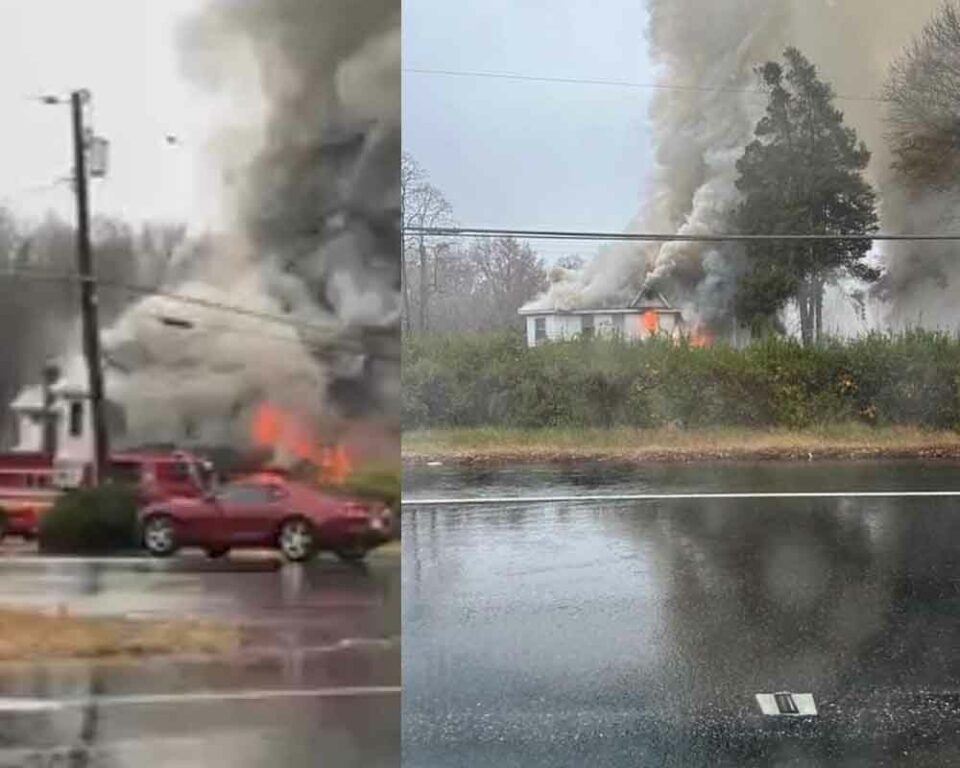 Deputy State Fire Marshals assigned to the Northeast Region continue to investigate the cause of this vacant house fire in the 2000 block of Pulaski Highway Friday afternoon.