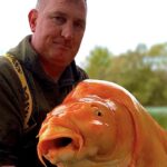 Bluewater Lakes - Photo of 67.4 pound goldfish Carrot.