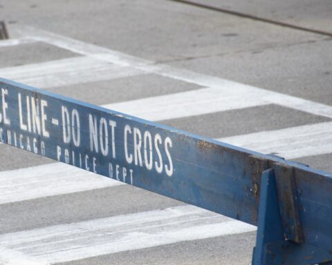 Chicago Police Dept - Crime scene barrier
