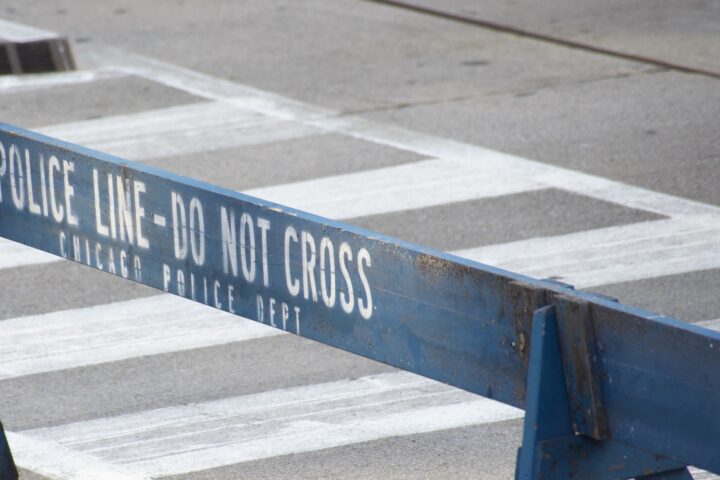 Chicago Police Dept - Crime scene barrier