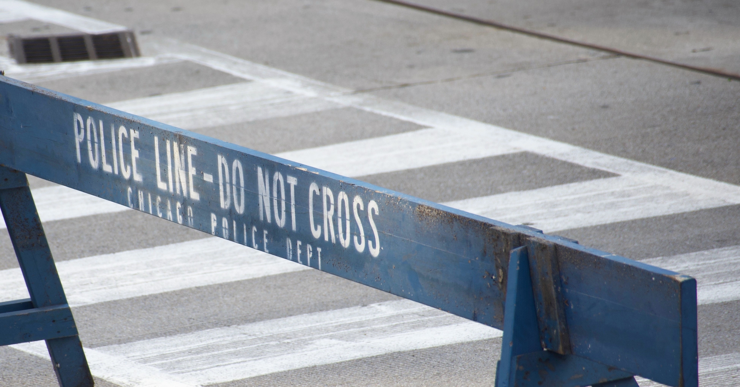 Chicago Police Dept - Crime scene barrier