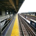 NYC Subway platform.