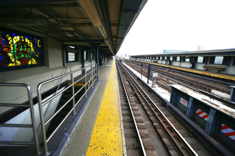 Nyc subway platform.