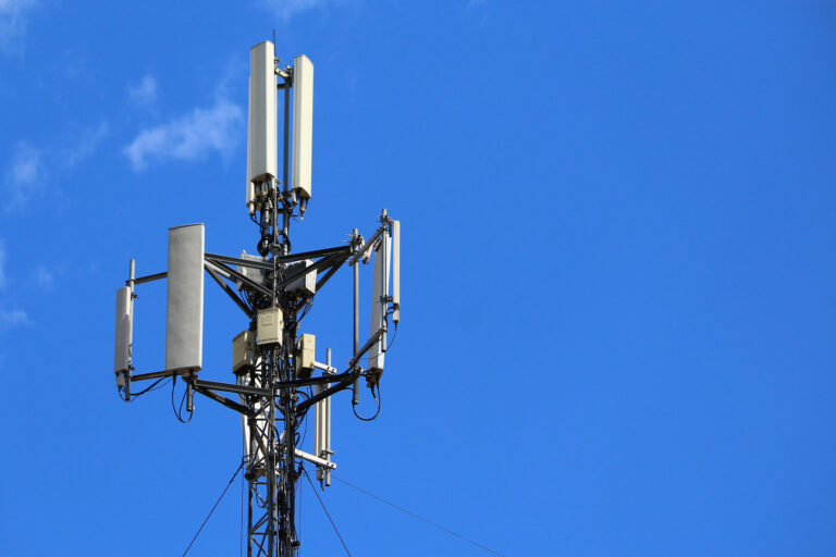 5g mobile phone tower. High speed broadband