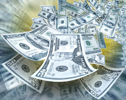 Lottery winner - Money - Stock Photo