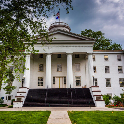 Building at gettysburg college, gettysburg, pennsylvania.