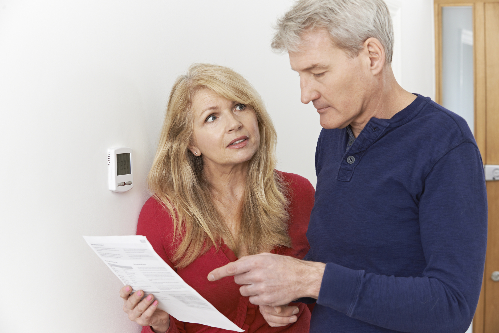 Couple concerned about rising energy costs in New Jersey.