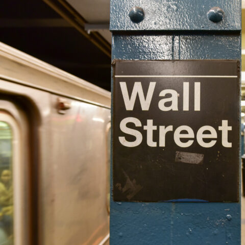 Wall st. Subway station nyc