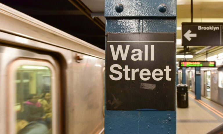 Wall St. Subway Station NYC