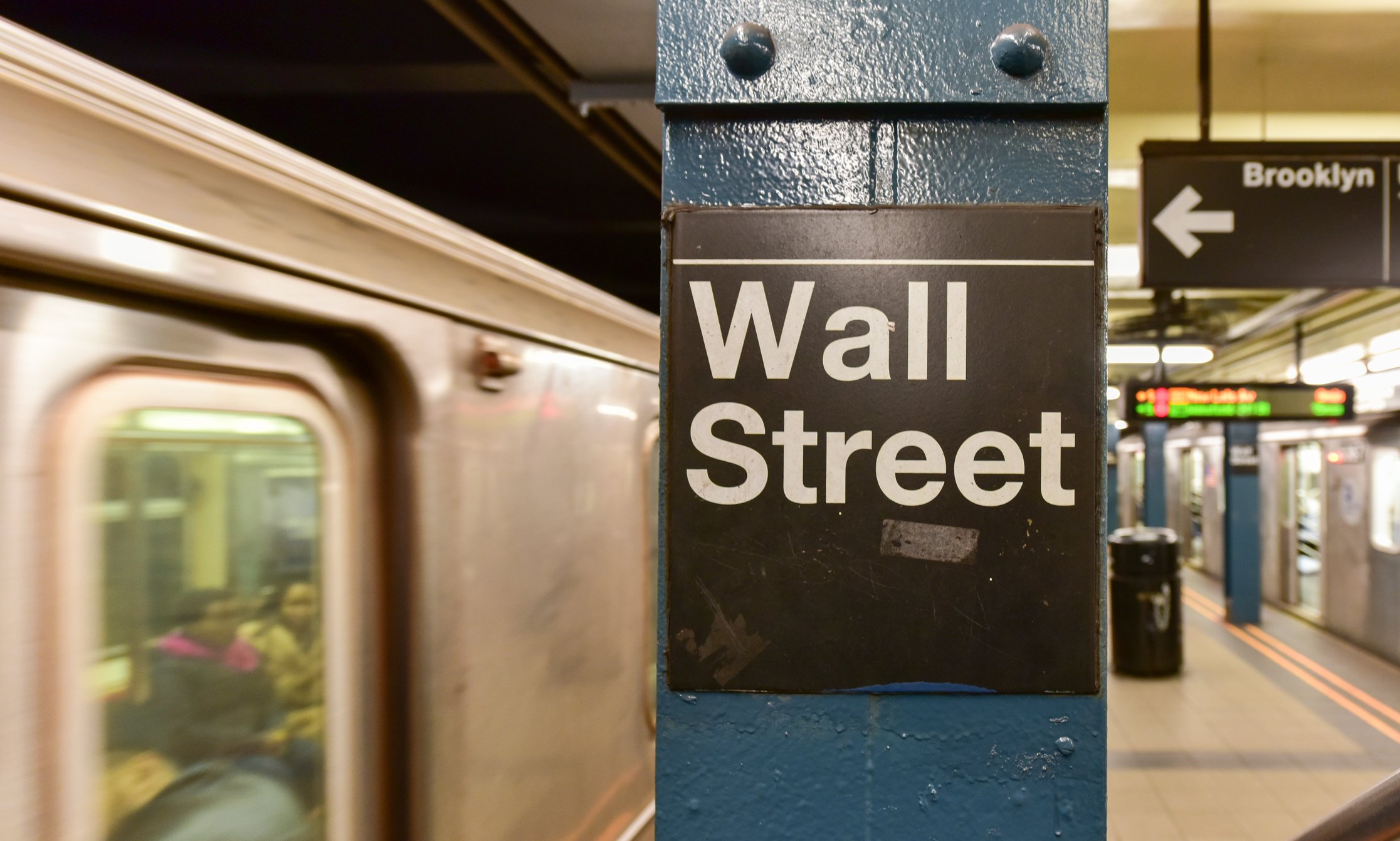 Wall St. Subway Station NYC