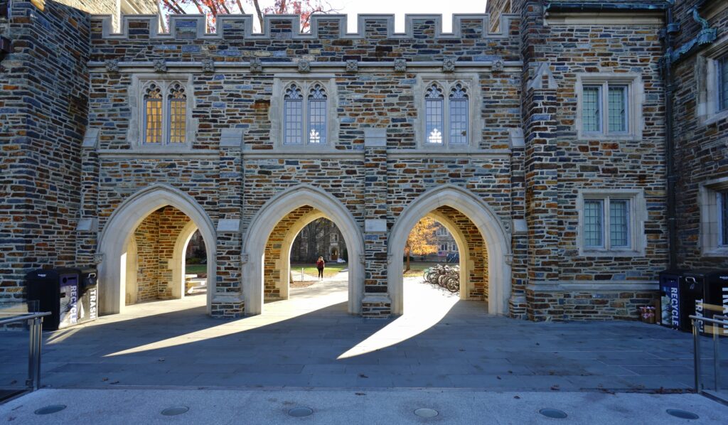 The campus of Duke University in Durham, North Carolina