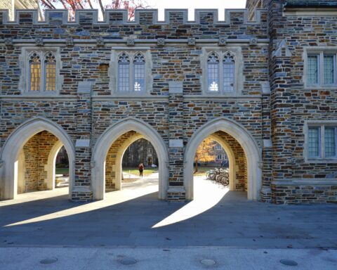 The campus of Duke University in Durham, North Carolina