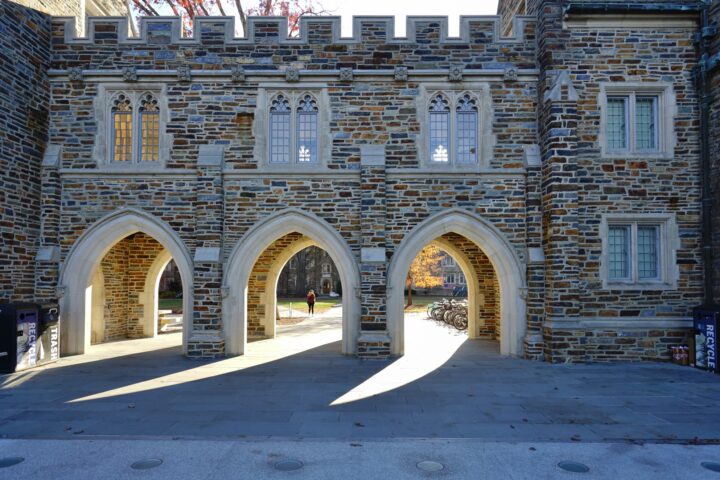 The campus of Duke University in Durham, North Carolina