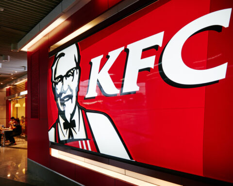 KFC store.
