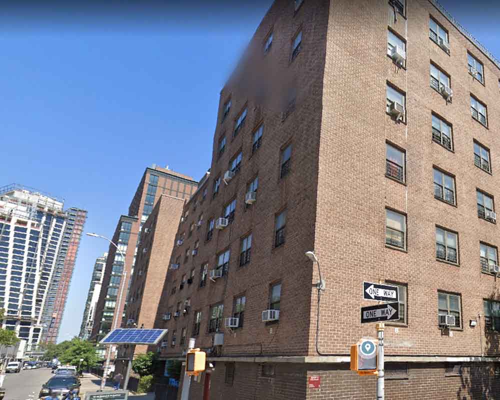 NYC Fulton Houses public housing project in Manhattan.