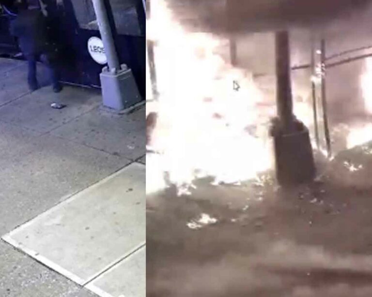 Man who burned down queens sports bar's outdoor dining area arrested - photo licensed by shore news network.