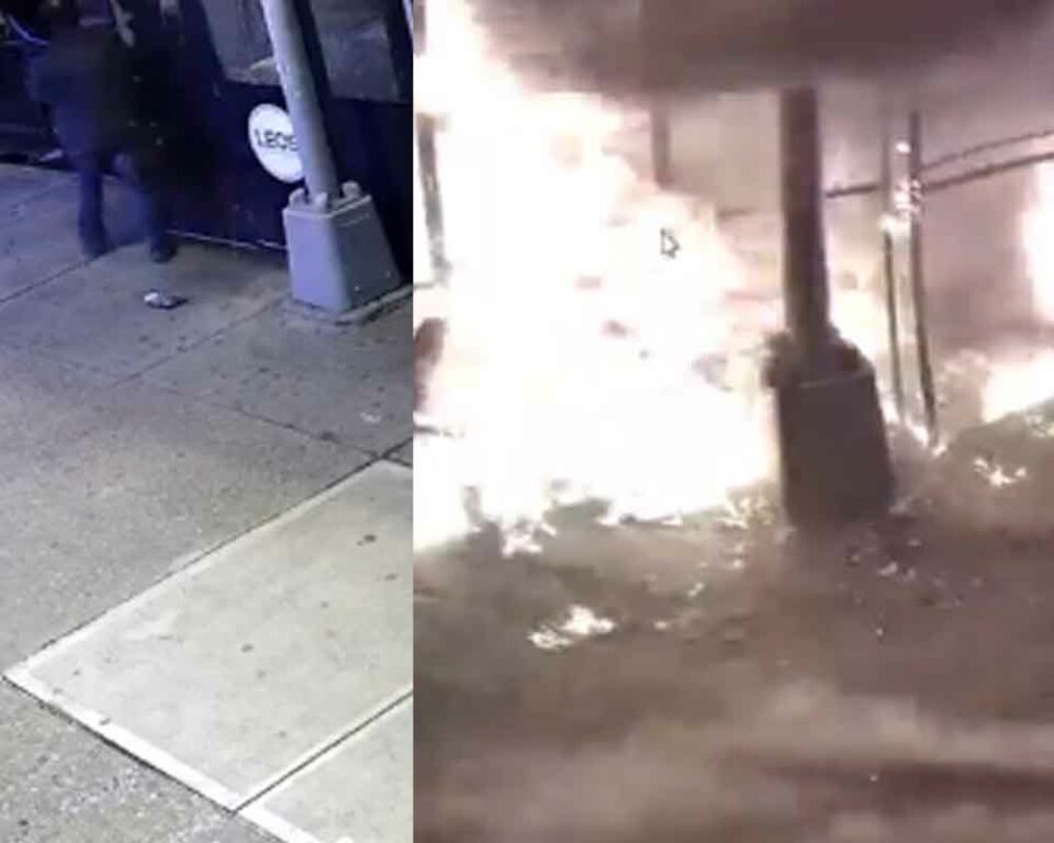 Man who burned down Queens sports bar's outdoor dining area arrested