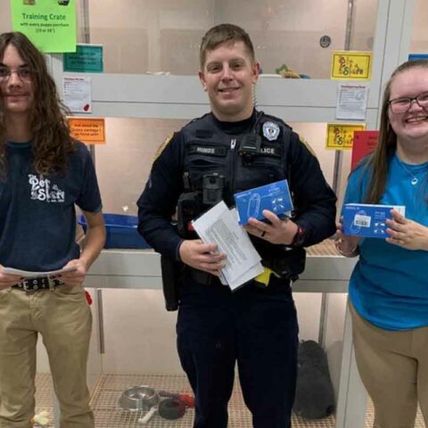 The chambersburg borough police would like to thank the pet store for its donation of 5 microchip readers to the department