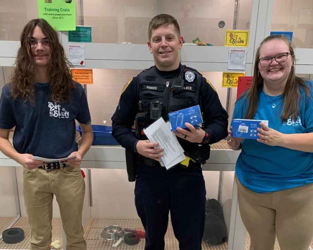 The Chambersburg Borough Police would like to thank The PET Store for its donation of 5 microchip readers to the department
