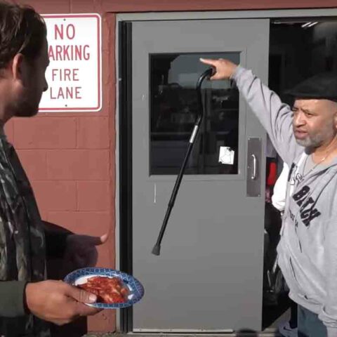 One bite pizza, portnoy just gave this new jersey flea market pizza a pretty decent review - photo licensed by shore news network.
