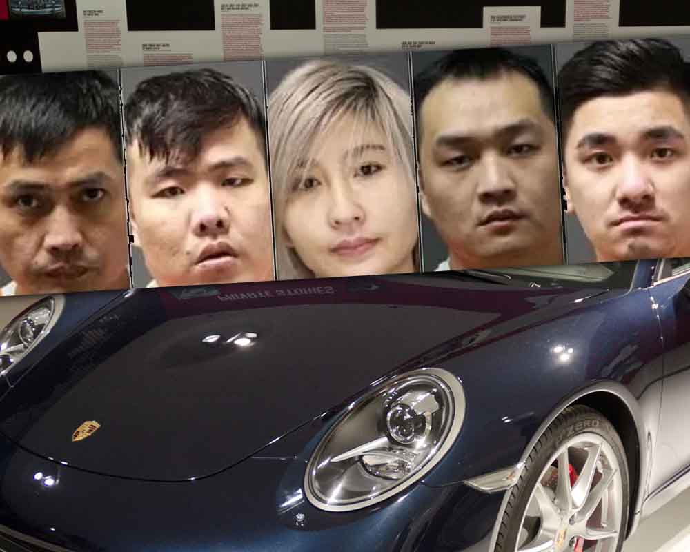 Five Chinese nationals busted for forgery, identity theft at New Jersey Porsche dealer