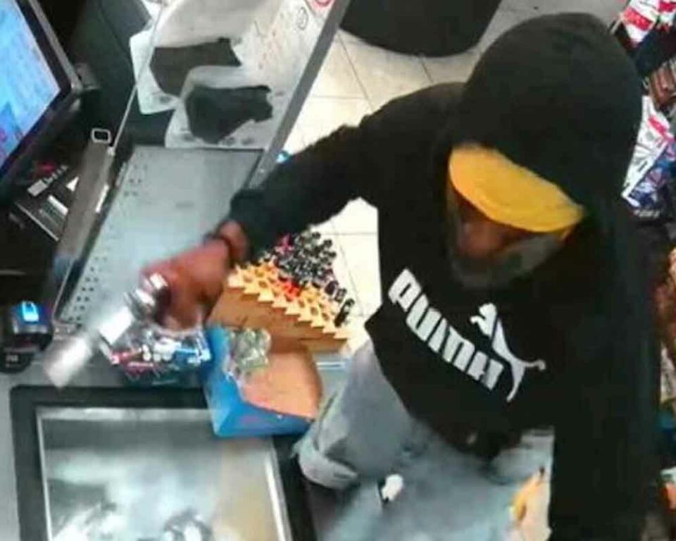 Newark Public Safety Director Fritz G. Fragé requests the public’s help in identifying the below-pictured male suspect in connection with a business robbery that occurred on Monday, October 31, 2022.