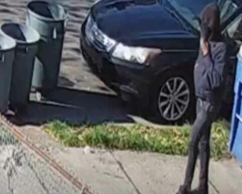 The Philadelphia Police Department Homicide Unit is looking to identify the male suspect as well as a suspect vehicle, depicted in the following surveillance video excerpts, as part of an ongoing investigation into the shooting death of an on-duty city sanitation worker, that occurred on Friday, November 18th, 2022, at approximately 10:33 AM, in the 7300 block of Rowland Avenue.