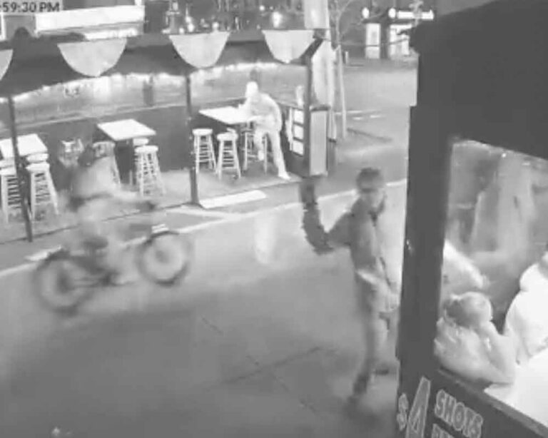 VERS lounge in Hell's Kitchen attacked again by a man with a brick.