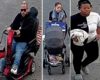 Suspects in nyc shoplifting assault incident.