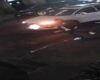 In front of 15 west 38th st in manhattan, an unidentified male displayed a black firearm & fired 1 round before fleeing on foot westbound on west 38th st.