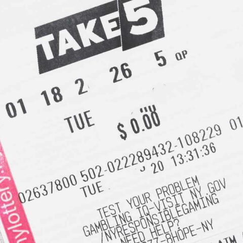 Expired take 5 lottery ticket - new york lottery