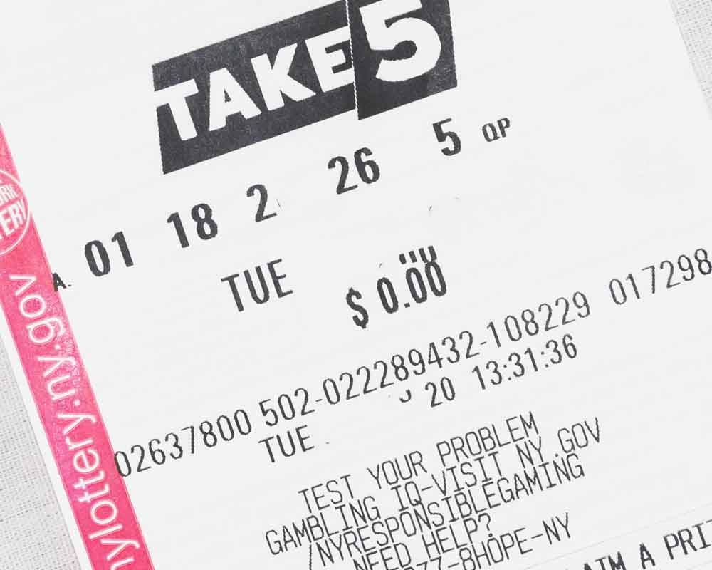 Expired Take 5 lottery ticket - New York Lottery