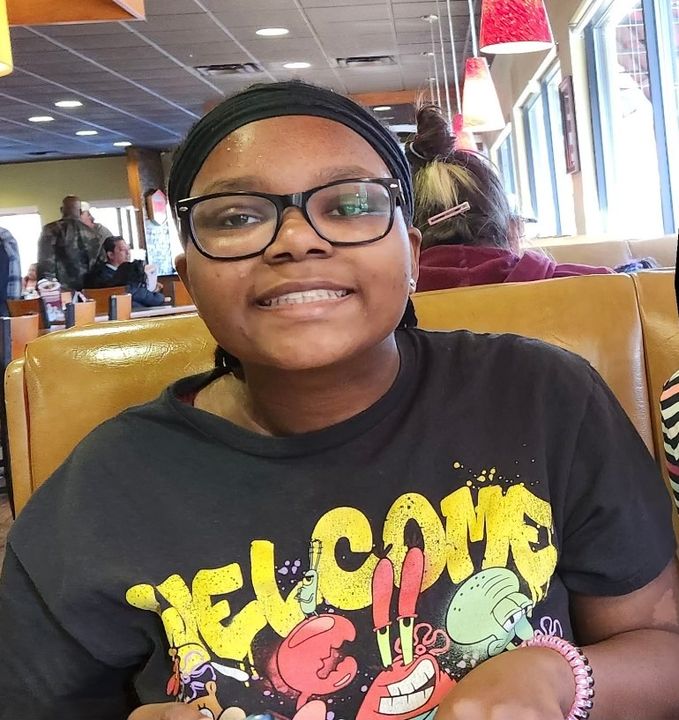 14-year-old Germiya Day (5’8 170 lbs). Last seen in the Overlea area with long brown braids, white and black jacket gray sweatpants, white crocs, black glasses. Anyone with information is requested to call 911 or 410-307-2020.