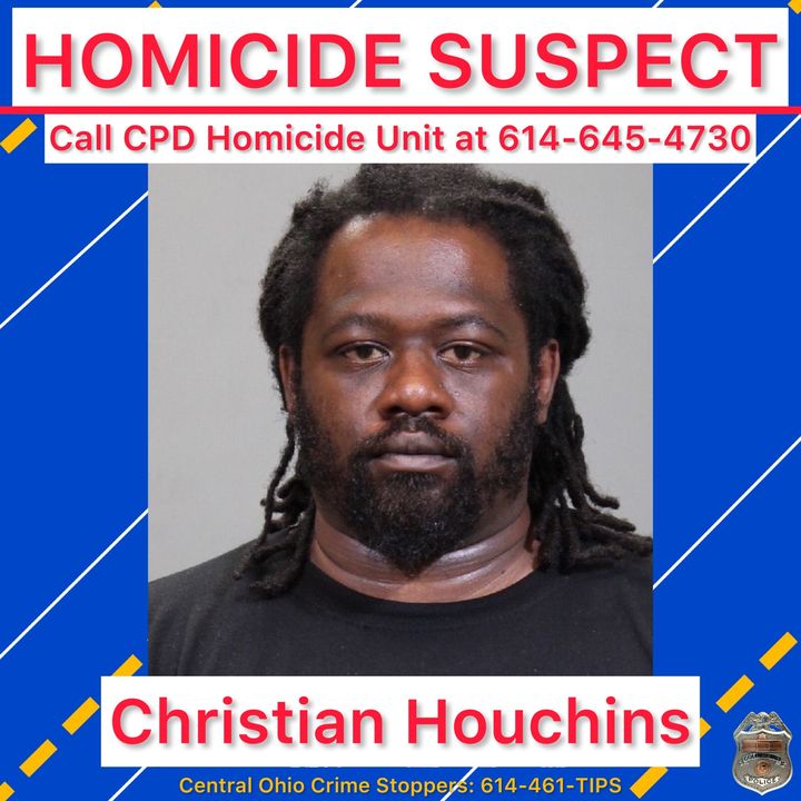 Columbus police seeking fugitive wanted for murder, Christian Houchins Columbus police seeking fugitive wanted for murder, Christian Houchins