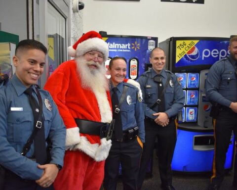 The Township of Hamilton Police Department, as well as multiple other law enforcement agencies, military heroes and first responders from Atlantic County participated in the 12th annual Shop with a Hero Event.